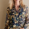 Feminine Flourish | Everyday Styles-Soft Surroundings Viola Shimmer Blouse Multi Floral