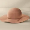 Hats-Soft Surroundings Westie Wool Floppy Hat Camel