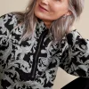 Feminine Flourish | long sleeve-Soft Surroundings Winona Pullover Neutral Scroll