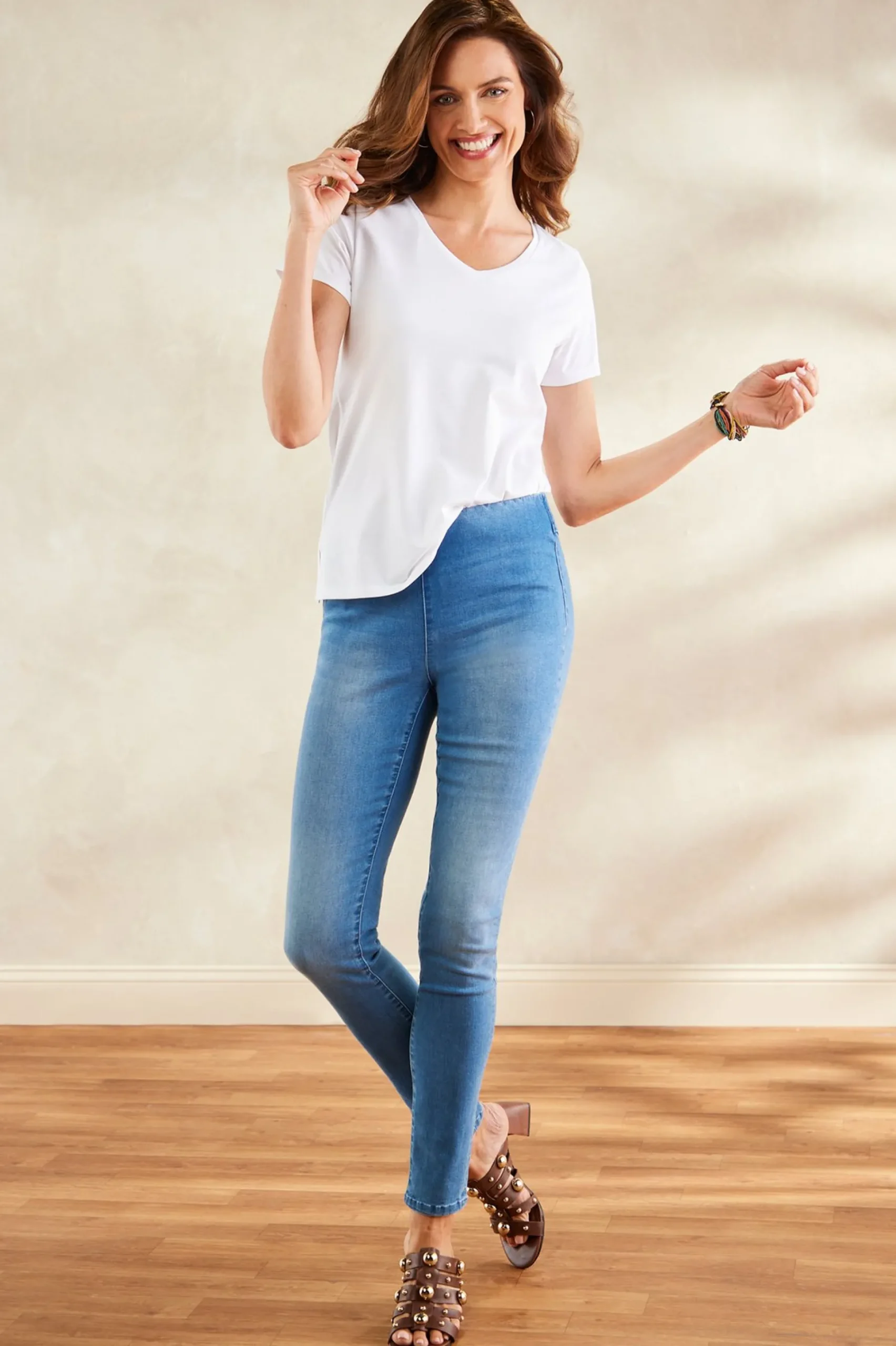 women_supremely_soft_pull_0.webp ankle | full length-Soft Surroundings Women Supremely Soft Pull-On Skinny Jeans Crawford Wash